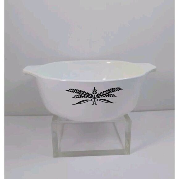 Vintage Anchor Hocking 7" Black Wheat Casserole Baking Dish Cookware No Lid USA - Picture 15 of 16